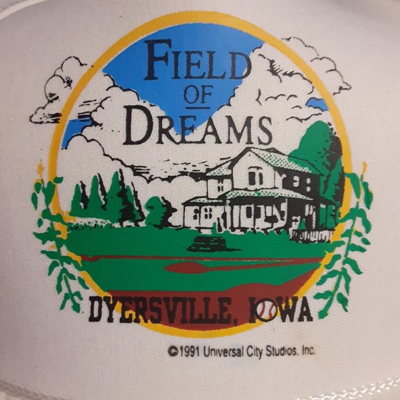VTG 90's Field Of Dreams San Sun Dyersville Iowa 1991 Trucker Snap Back Hat/Cap - Picture 2 of 8